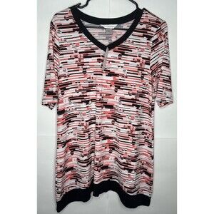 Christopher & Banks Women’s 3/4 Sleeve Retro Top Size Medium NWT